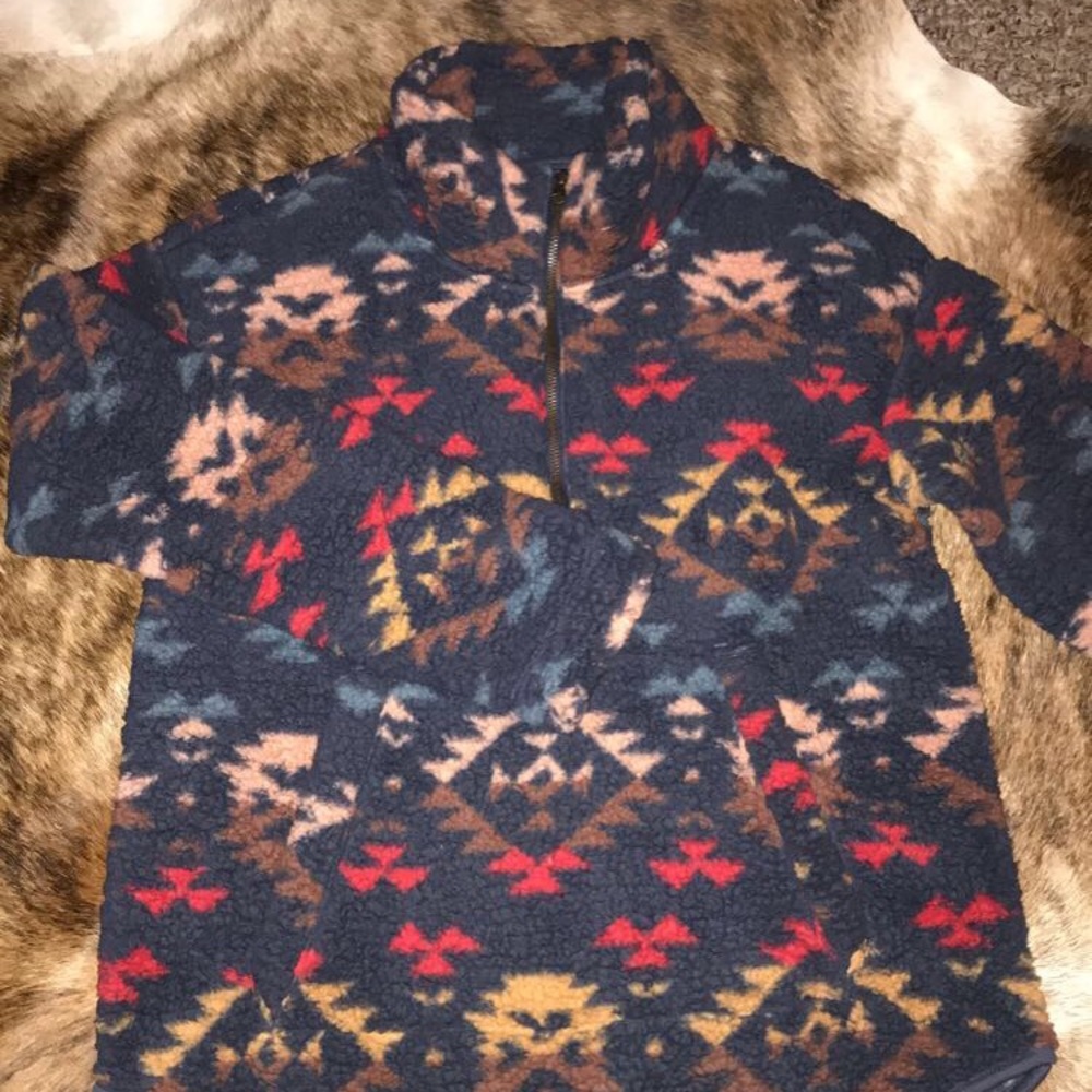 💎SOLD💎 Sherpa Aztec pullover
